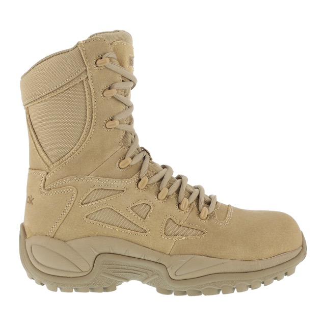 Reebok Military Boot with Soft Toe and Side Zipper
